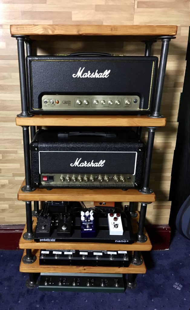 Guitar amp clearance head rack