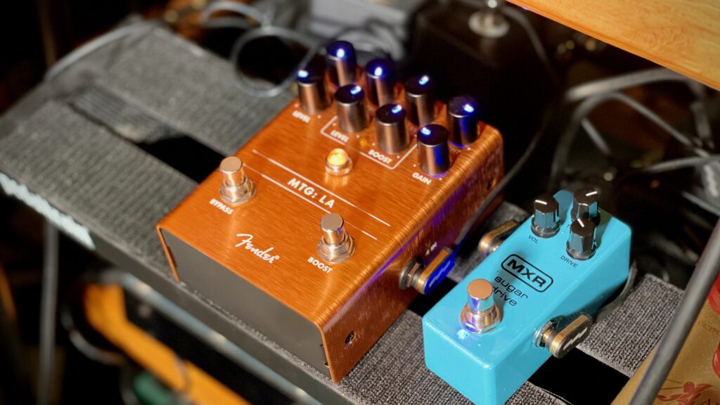 Second Bite: Fender MTG:LA Overdrive Pedal, Through The Marshall